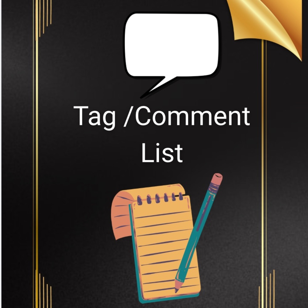 Tag/Comment List